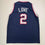 Autographed/Signed Caleb Love Arizona Blue College Basketball Jersey Beckett BAS COA