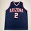 Autographed/Signed Caleb Love Arizona Blue College Basketball Jersey Beckett BAS COA