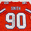 Autographed/Signed Neil Smith Denver Retro Orange Football Jersey JSA COA