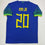 Autographed/Signed Vini Vinicius Jr. Brazil Blue Soccer Jersey Beckett BAS COA