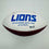 Autographed/Signed Calvin Johnson Detroit Lions Full Size F/S White Panel Logo Football Beckett COA