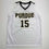 Autographed/Signed Zach Edey Purdue White College Basketball Jersey JSA COA