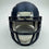 Autographed/Signed Bo Nix Denver Broncos Football Mini Helmet Fanatics COA