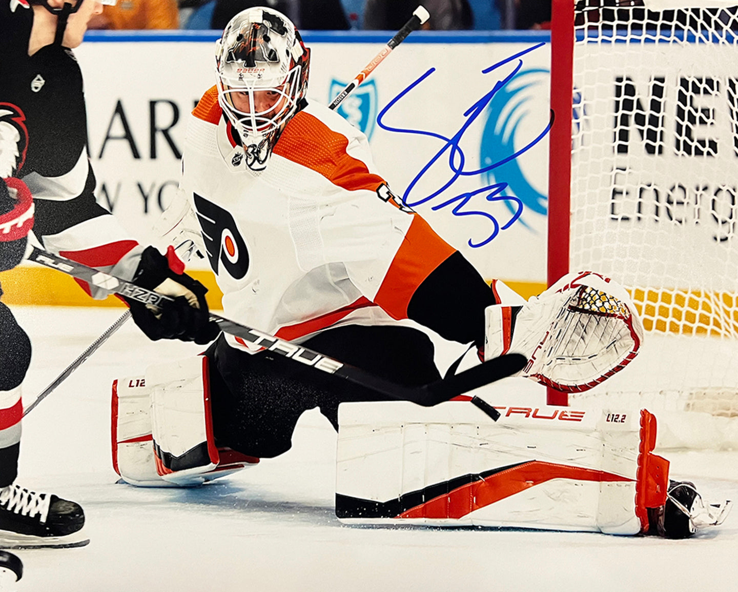 Samuel Ersson First Shutout Philadelphia Flyers Autographed 8" x 10" Hockey Photo - Sports Collectibles, Sports Memorabilia, Sports Fan Shop, Sports Gifts