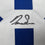 Autographed/Signed Darius Slayton New York Blue Football Jersey JSA COA