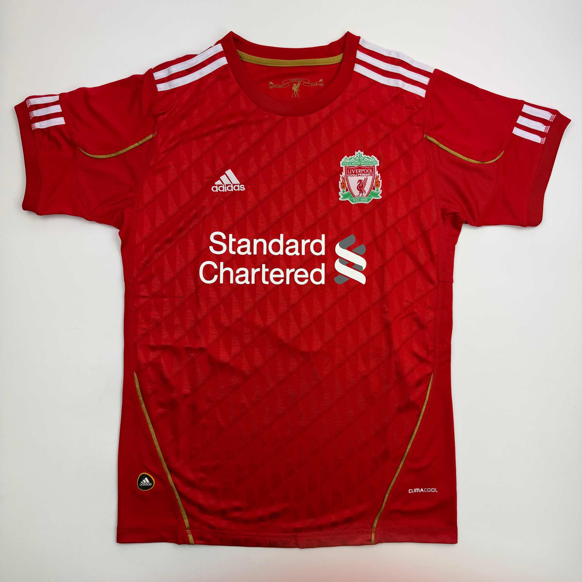 Autographed/Signed Fernando Torres Liverpool Red Soccer Jersey Beckett BAS COA
