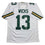 Autographed/Signed Dontayvion Wicks Green Bay White Football Jersey JSA COA
