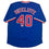 Autographed/Signed Rick Sutcliffe Chicago Blue Baseball Jersey Beckett BAS COA