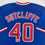 Autographed/Signed Rick Sutcliffe Chicago Blue Baseball Jersey Beckett BAS COA