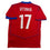 Autographed/Signed Vitinha PSG Paris Saint Germain Red Soccer Futbol Jersey Beckett BAS COA
