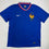 Autographed/Signed Bradley Barcola France French National Team Blue Soccer Jersey Beckett BAS COA