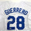 Autographed/Signed Pedro Guerrero Los Angeles LA White Baseball Jersey Beckett BAS COA