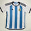 Autographed/Signed Enzo Fernandez Argentina Blue/White Soccer World Cup Jersey Beckett BAS COA