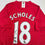 Autographed/Signed Paul Scholes Manchester United Red Soccer Jersey Beckett BAS COA