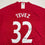 Autographed/Signed Carlos Tevez Manchester United Red Soccer Jersey Beckett BAS COA