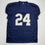 Autographed/Signed JaDarian Price Notre Dame Blue College Football Jersey JSA COA
