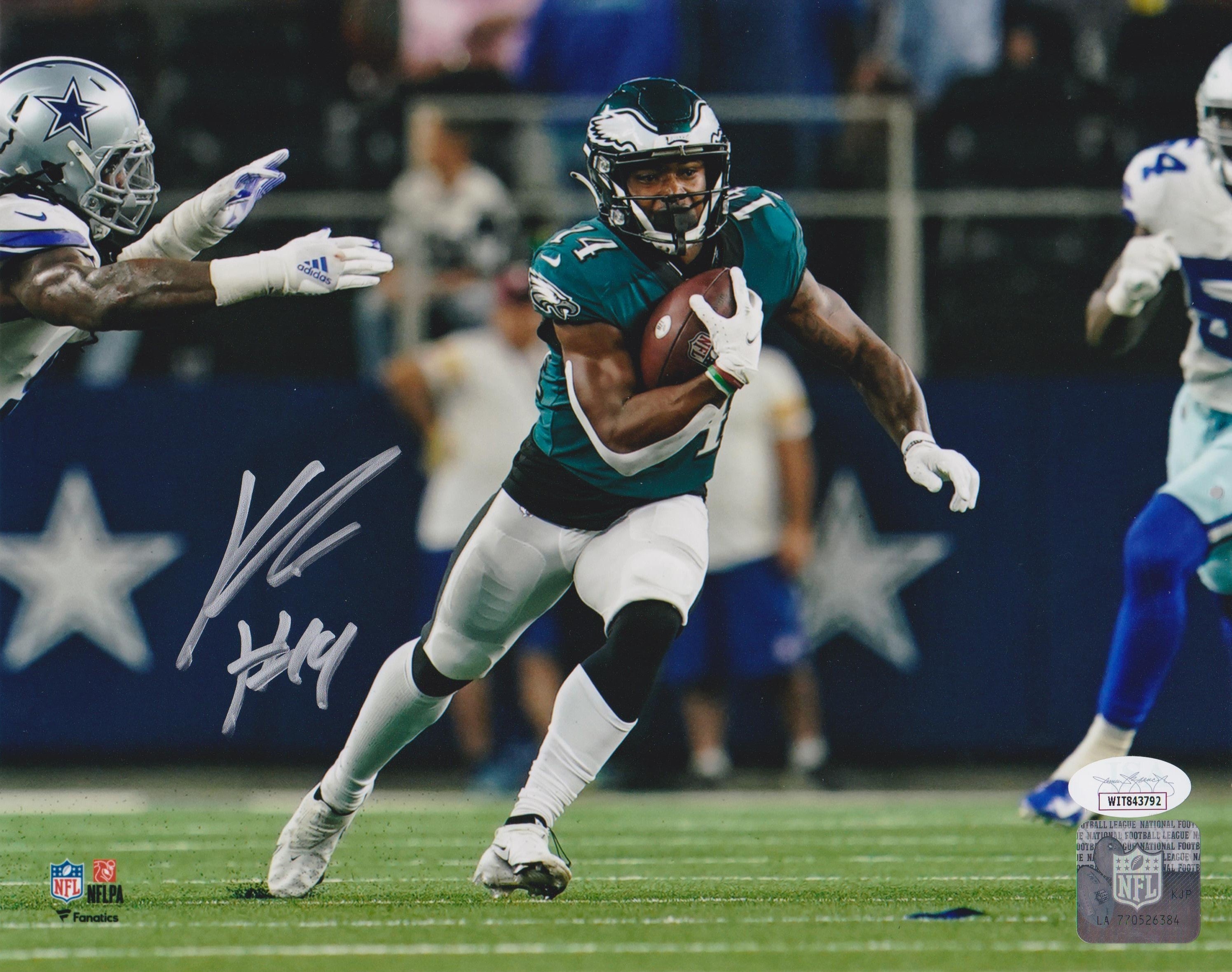 Kenneth Gainwell v. Cowboys Philadelphia Eagles Autographed Football Photo - Sports Collectibles, Sports Memorabilia, Sports Fan Shop, Sports Gifts