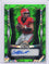 2025 Leaf Metal Gunner Stockton #MAGS1 Green Ice Auto /15 Georgia Bulldogs Rookie RC Football Card