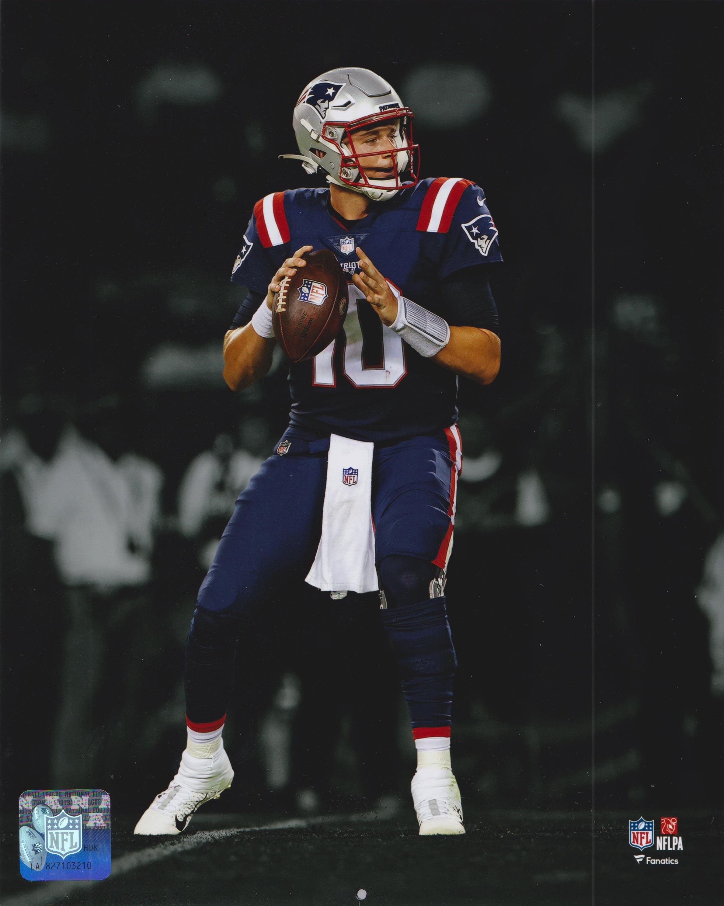 Mac Jones Blackout Action New England Patriots 8" x 10" Football Photo - Sports Collectibles, Sports Memorabilia, Sports Fan Shop, Sports Gifts