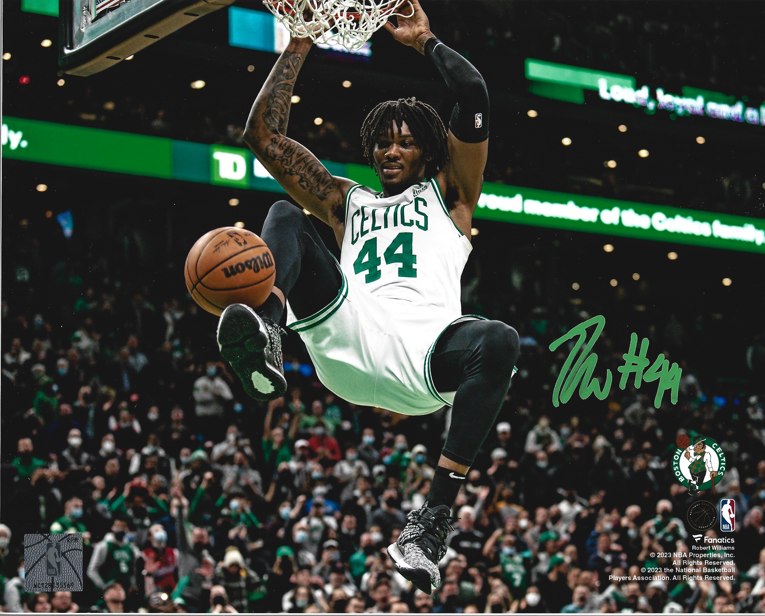 Robert Williams III Slam Dunk Boston Celtics Autographed Basketball Photo - Sports Collectibles, Sports Memorabilia, Sports Fan Shop, Sports Gifts