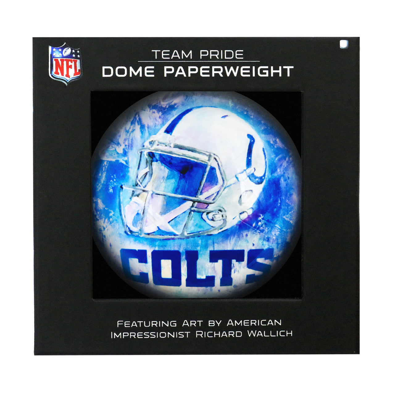 Indianapolis Colts Paperweight Domed - Sports Collectibles, Sports Memorabilia, Sports Fan Shop, Sports Gifts
