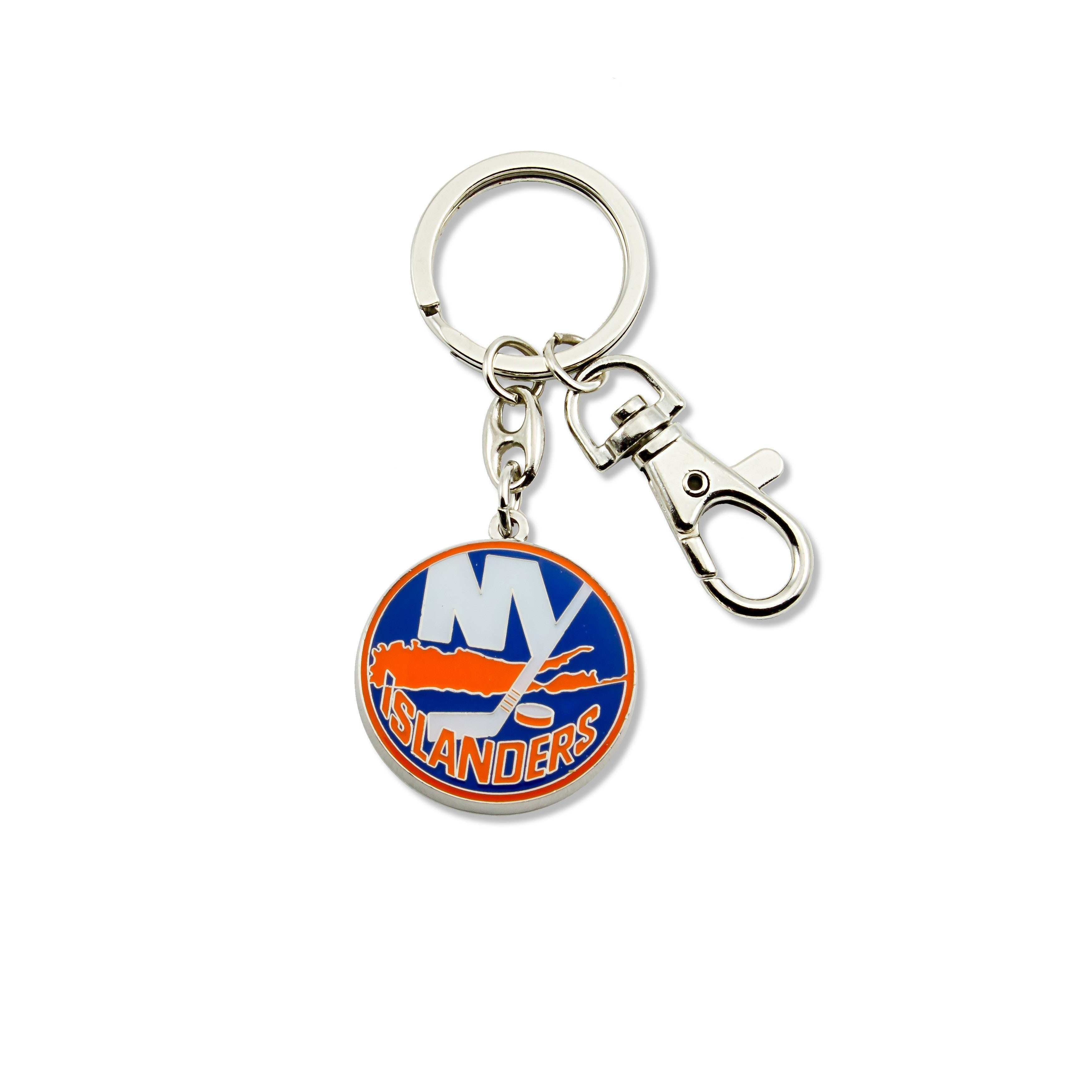 New York Islanders Heavyweight Hockey Keychain - Sports Collectibles, Sports Memorabilia, Sports Fan Shop, Sports Gifts