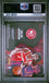 Graded 2021 Panini NBA Hoops Jalen Johnson #HSRJJ Hot Signature Rookies Green Rookie RC Basketball Card PSA 9 Mint