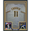 Framed Autographed/Signed Jackson Chourio 35x39 Milwaukee Grey Baseball Jersey Beckett BAS COA