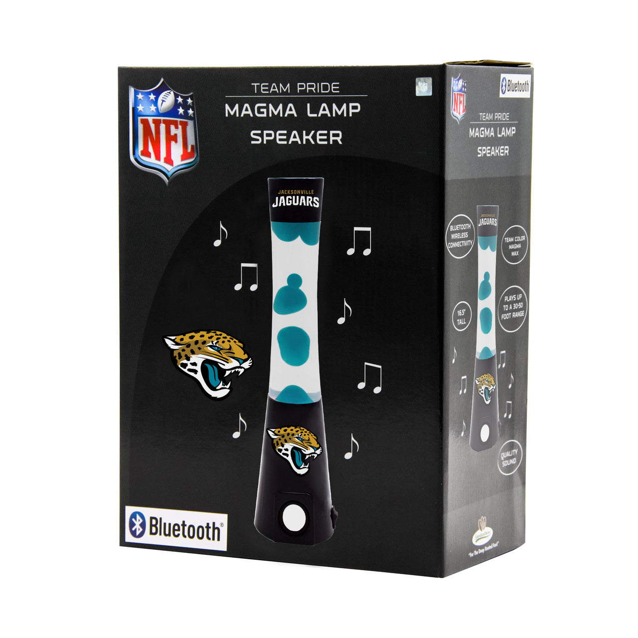Jacksonville Jaguars Magma Lamp - Bluetooth Speaker - Sports Collectibles, Sports Memorabilia, Sports Fan Shop, Sports Gifts