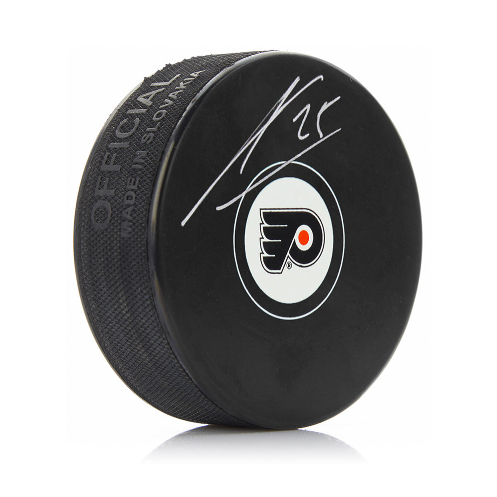 James Van Riemsdyk Autographed Philadelphia Flyers Hockey Logo Puck - Sports Collectibles, Sports Memorabilia, Sports Fan Shop, Sports Gifts
