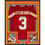 Framed Autographed/Signed Jan Stenerud 35x39 HOF 91 Kansas City Red Football Jersey JSA COA