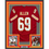 Framed Autographed/Signed Jared Allen 35x39 Kansas City Red Football Jersey Beckett BAS COA