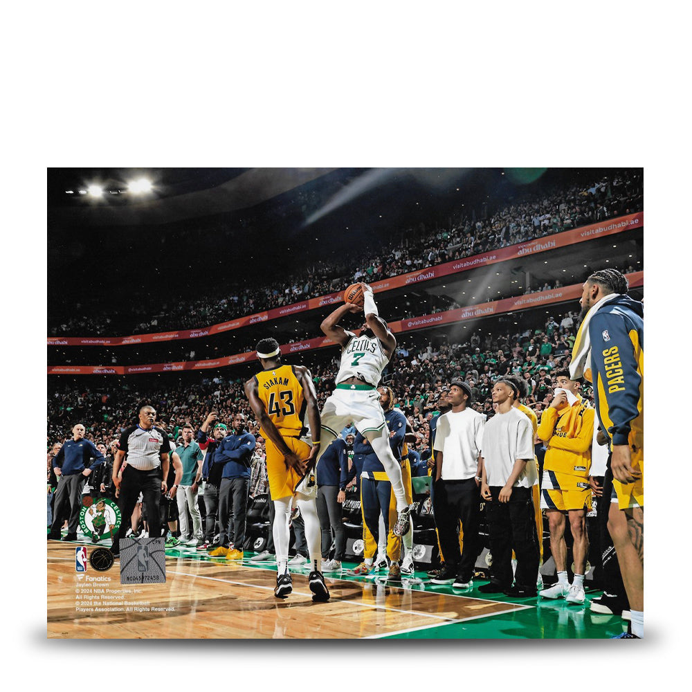 Jaylen Brown Game-Tying 3-Pointer Boston Celtics 8" x 10" 2024 Conference Finals Photo - Sports Collectibles, Sports Memorabilia, Sports Fan Shop, Sports Gifts