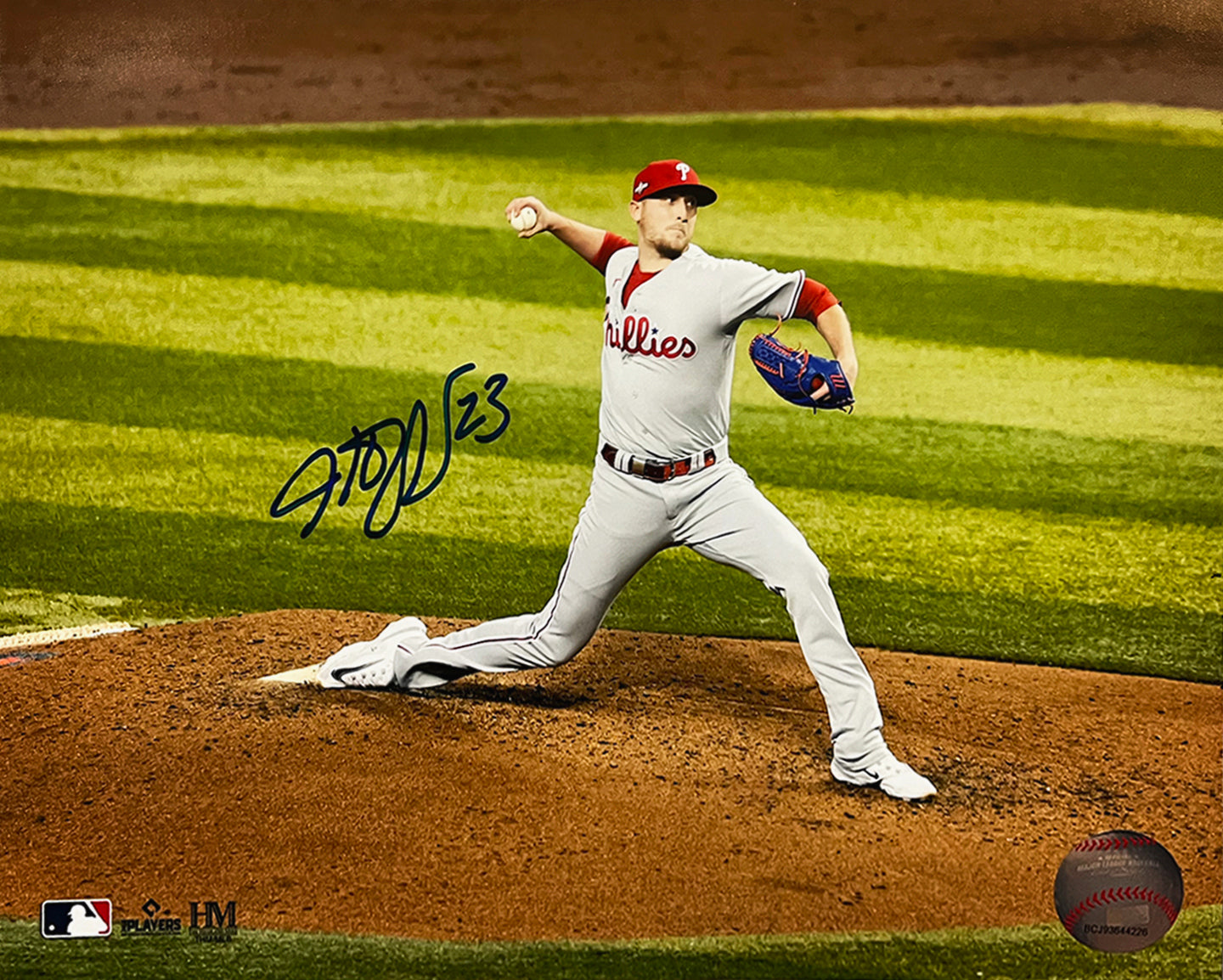 Jeff Hoffman Championship Action Philadelphia Phillies Autographed 11" x 14" Baseball Photo - Sports Collectibles, Sports Memorabilia, Sports Fan Shop, Sports Gifts