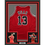 Framed Autographed/Signed Joakim Noah 35x39 Chicago Red Basketball Jersey Beckett BAS COA