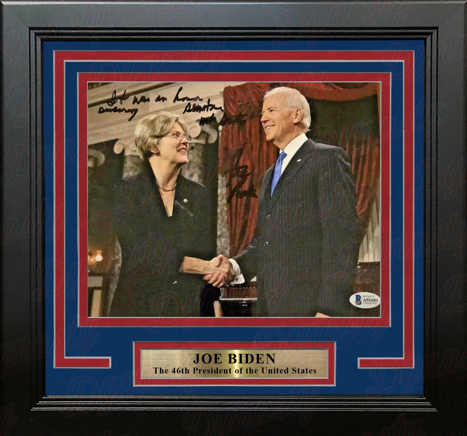 Joe Biden 46th President of the United States Autographed 8" x 10" Framed Photo - Sports Collectibles, Sports Memorabilia, Sports Fan Shop, Sports Gifts