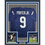 Framed Autographed/Signed Joey Porter Jr. 35x39 Penn State Blue College Football Jersey Beckett BAS COA