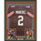Framed Autographed/Signed Johnny Manziel 35x39 Cleveland Football Brown Jersey Beckett BAS COA