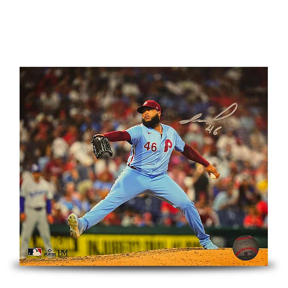 Jose Alvarado Throwback Action Autographed Philadelphia Phillies 8" x 10" Baseball Photo - Sports Collectibles, Sports Memorabilia, Sports Fan Shop, Sports Gifts