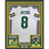 Framed Autographed/Signed Josh Jacobs 35x39 Green Bay White Football Jersey Beckett BAS COA