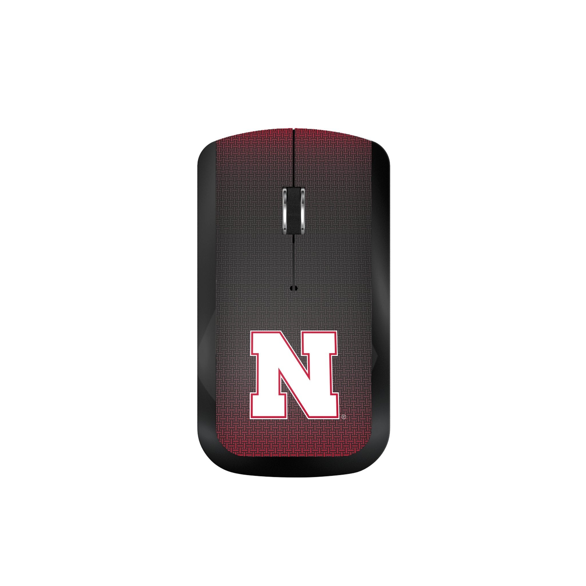 University of Nebraska Huskers Block N Linen Wireless Mouse - Sports Gifts, Sports Memorabilia, Sports Collectibles, Fan Shop