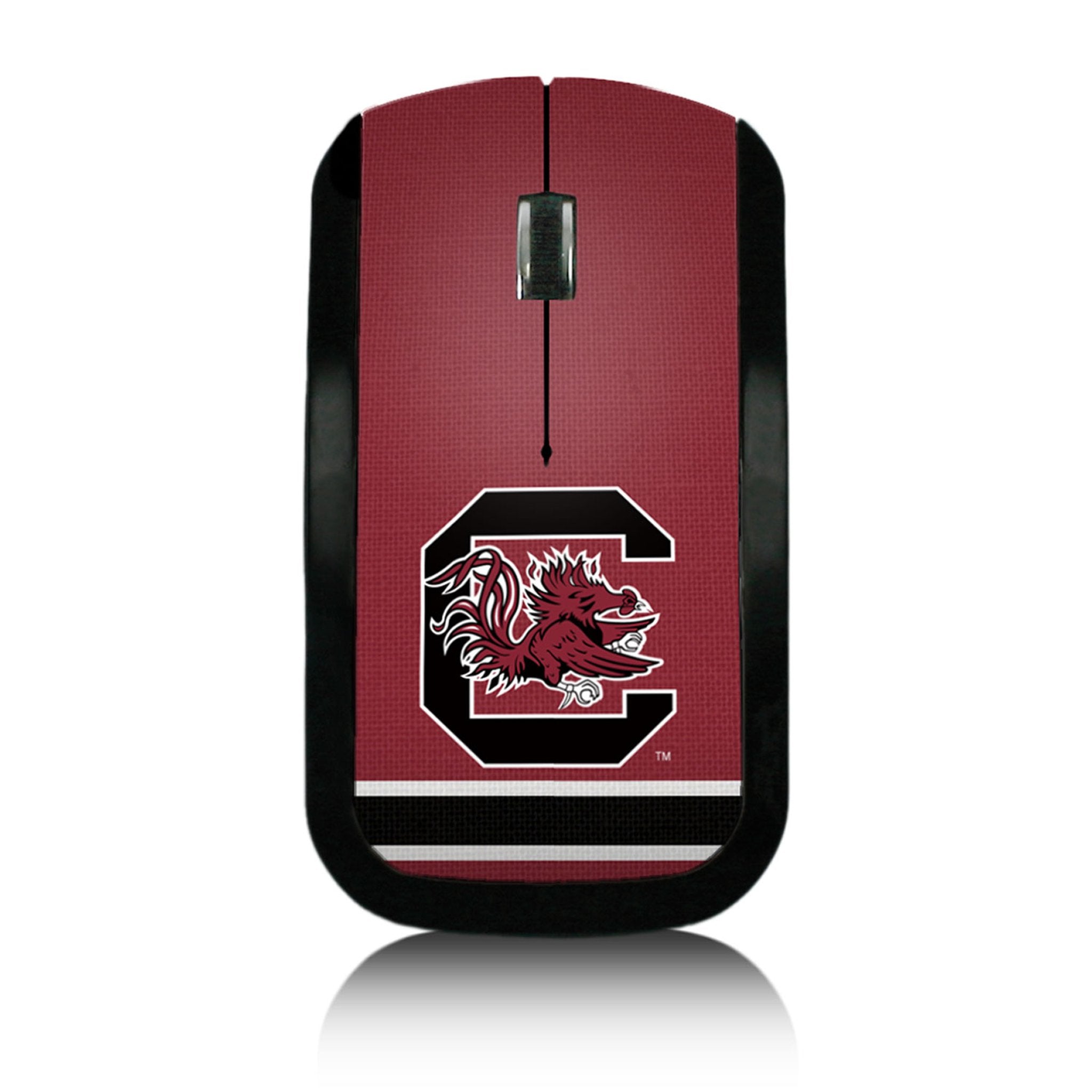 University of South Carolina Gamecocks Stripe Wireless Mouse - Sports Gifts, Sports Memorabilia, Sports Collectibles, Fan Shop