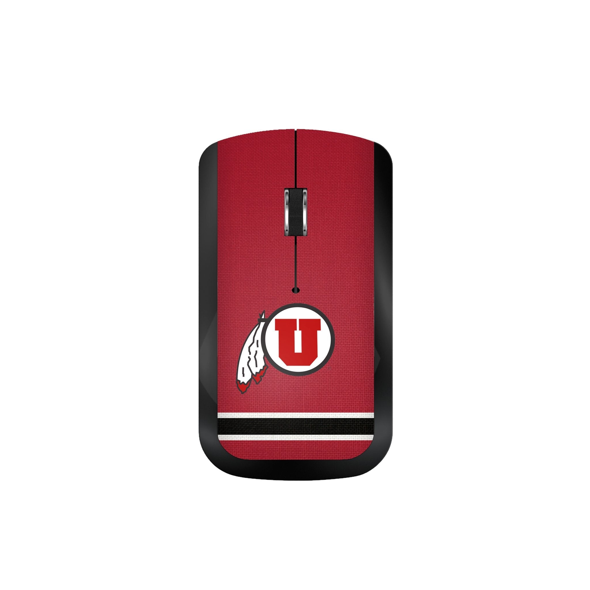 University of Utah Utes Stripe Wireless Mouse - Sports Gifts, Sports Memorabilia, Sports Collectibles, Fan Shop