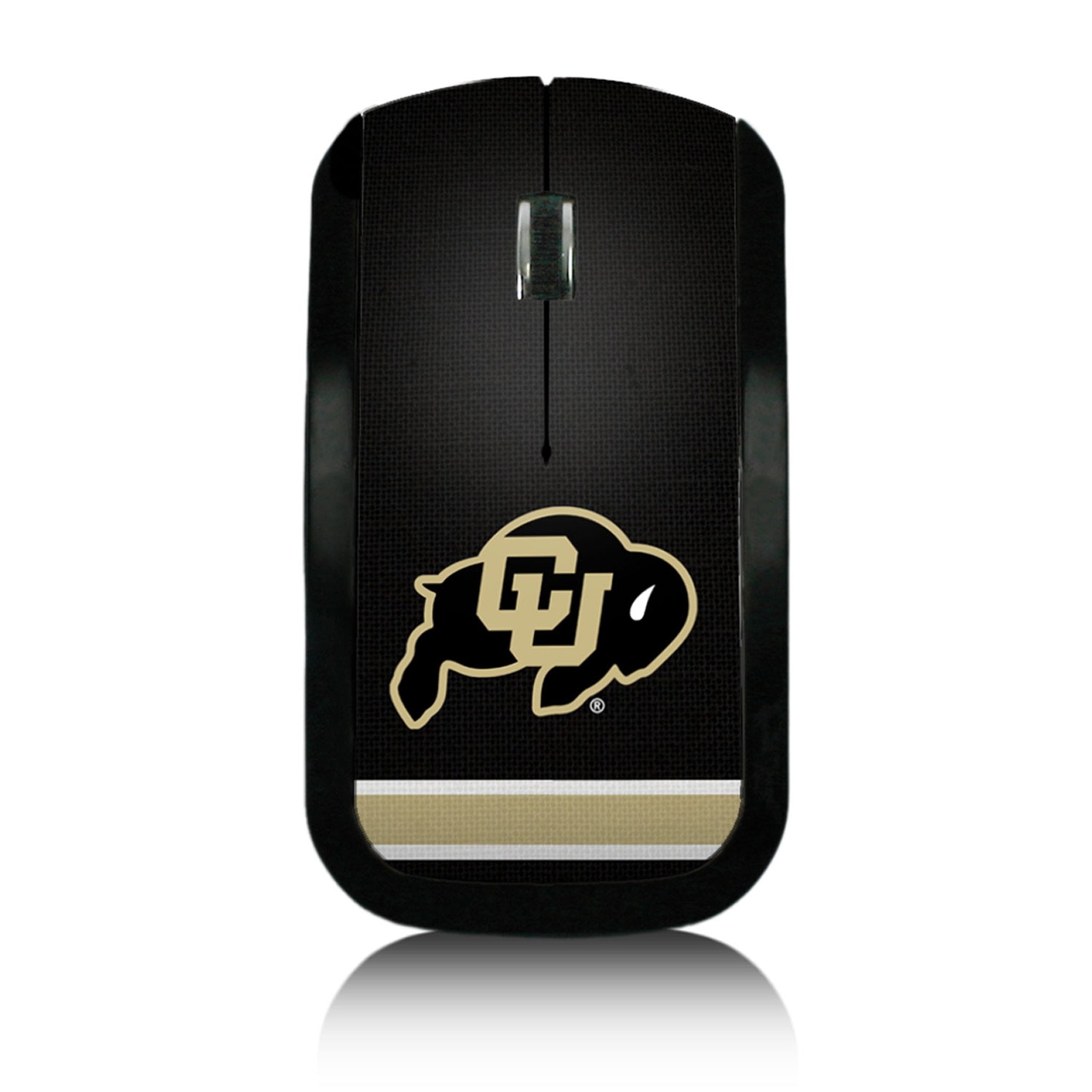 University of Colorado Buffaloes Stripe Wireless Mouse - Sports Gifts, Sports Memorabilia, Sports Collectibles, Fan Shop