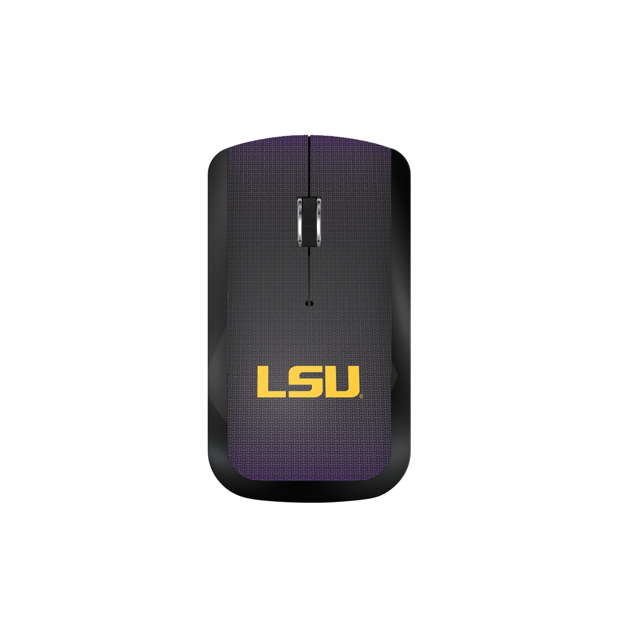 Louisiana State University Tigers Linen Wireless Mouse - Sports Gifts, Sports Memorabilia, Sports Collectibles, Fan Shop