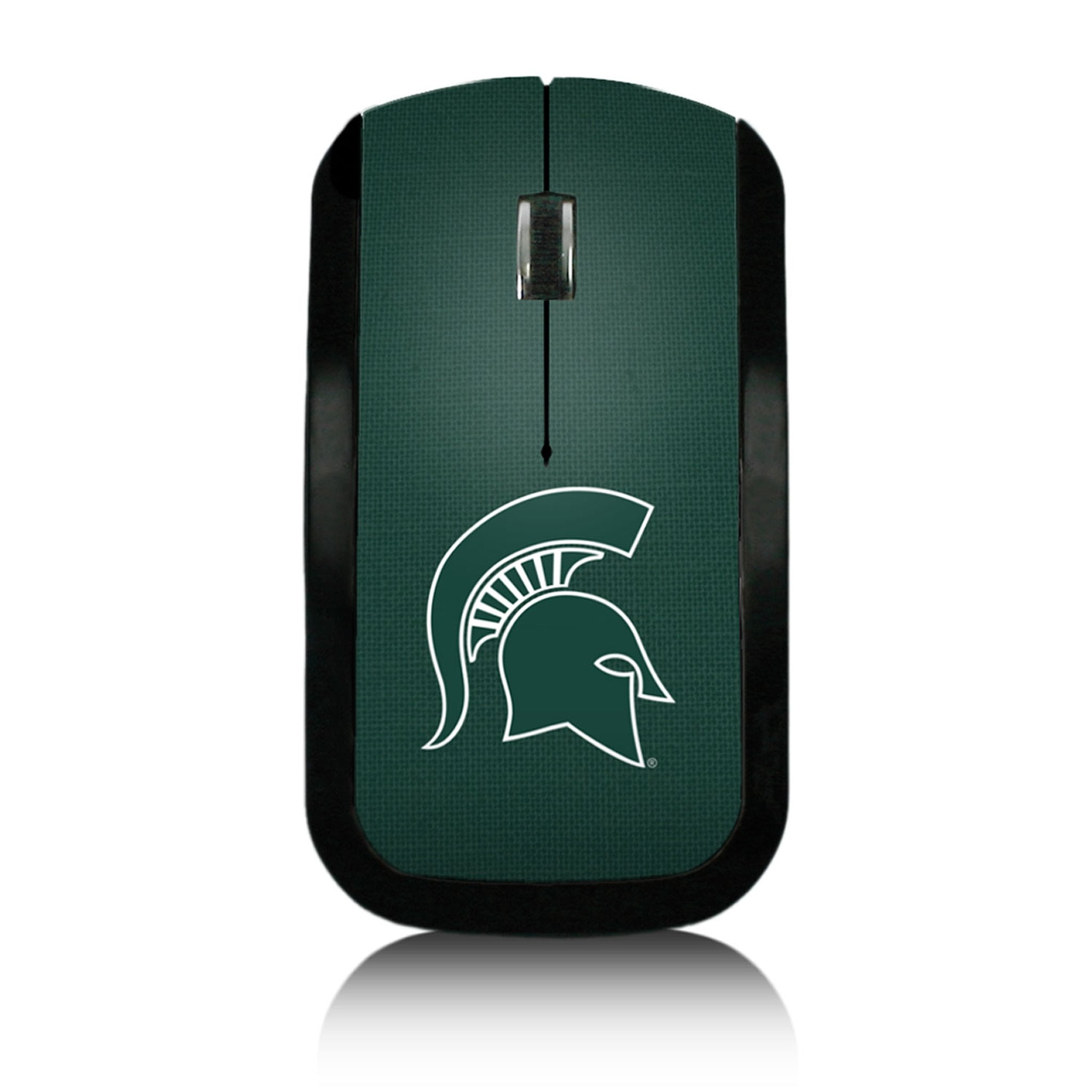 Michigan State University Spartans Solid Wireless Mouse - Sports Gifts, Sports Memorabilia, Sports Collectibles, Fan Shop