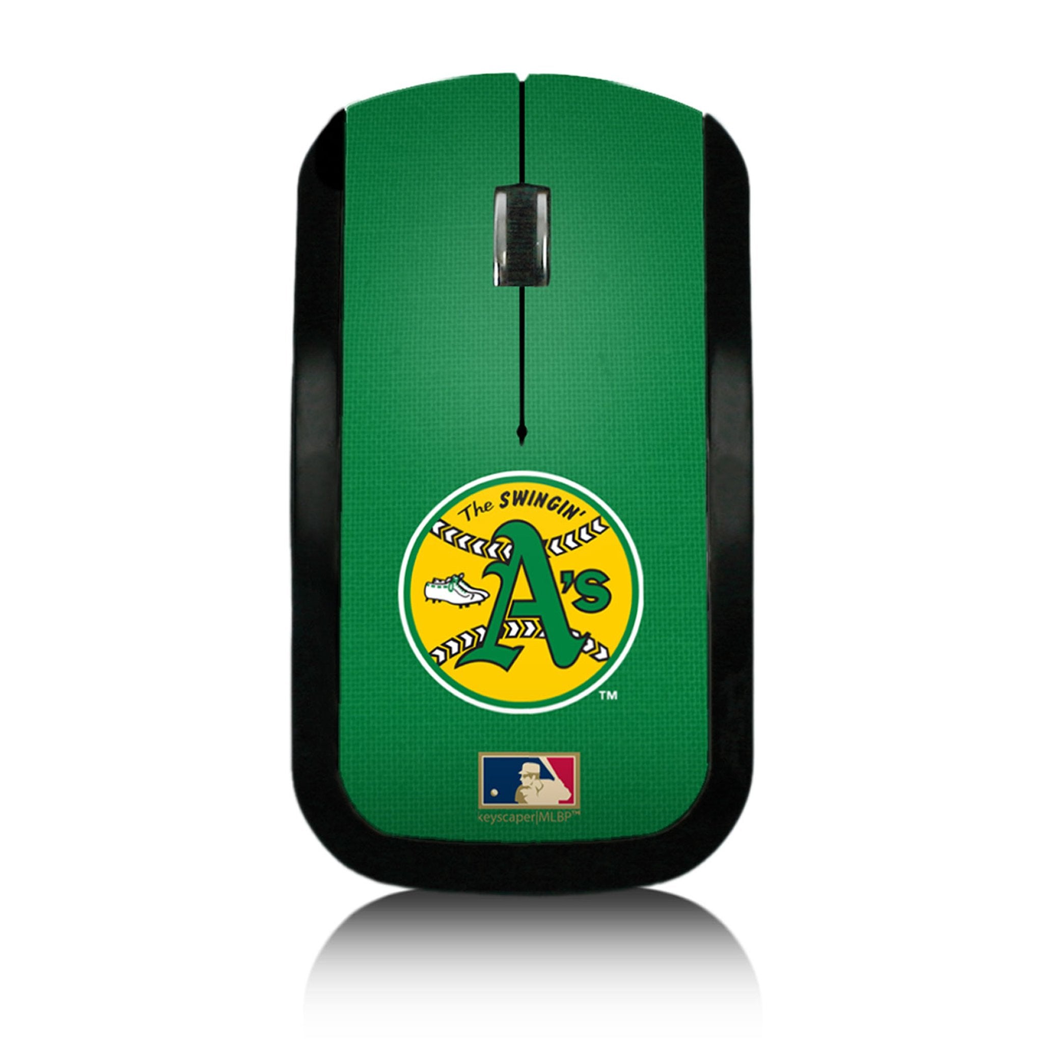 Oakland As 1971-1981 - Cooperstown Collection Solid Wireless Mouse - Sports Gifts, Sports Memorabilia, Sports Collectibles, Fan Shop