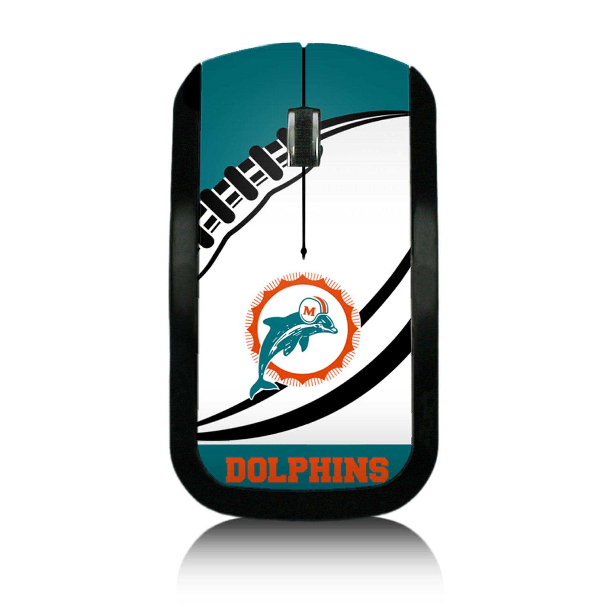 Miami Dolphins 1966-1973 Historic Collection Passtime Wireless Mouse - Sports Gifts, Sports Memorabilia, Sports Collectibles, Fan Shop