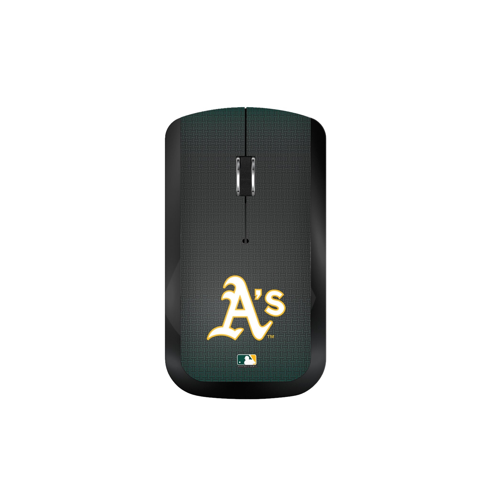 Oakland Athletics Linen Wireless Mouse - Sports Gifts, Sports Memorabilia, Sports Collectibles, Fan Shop