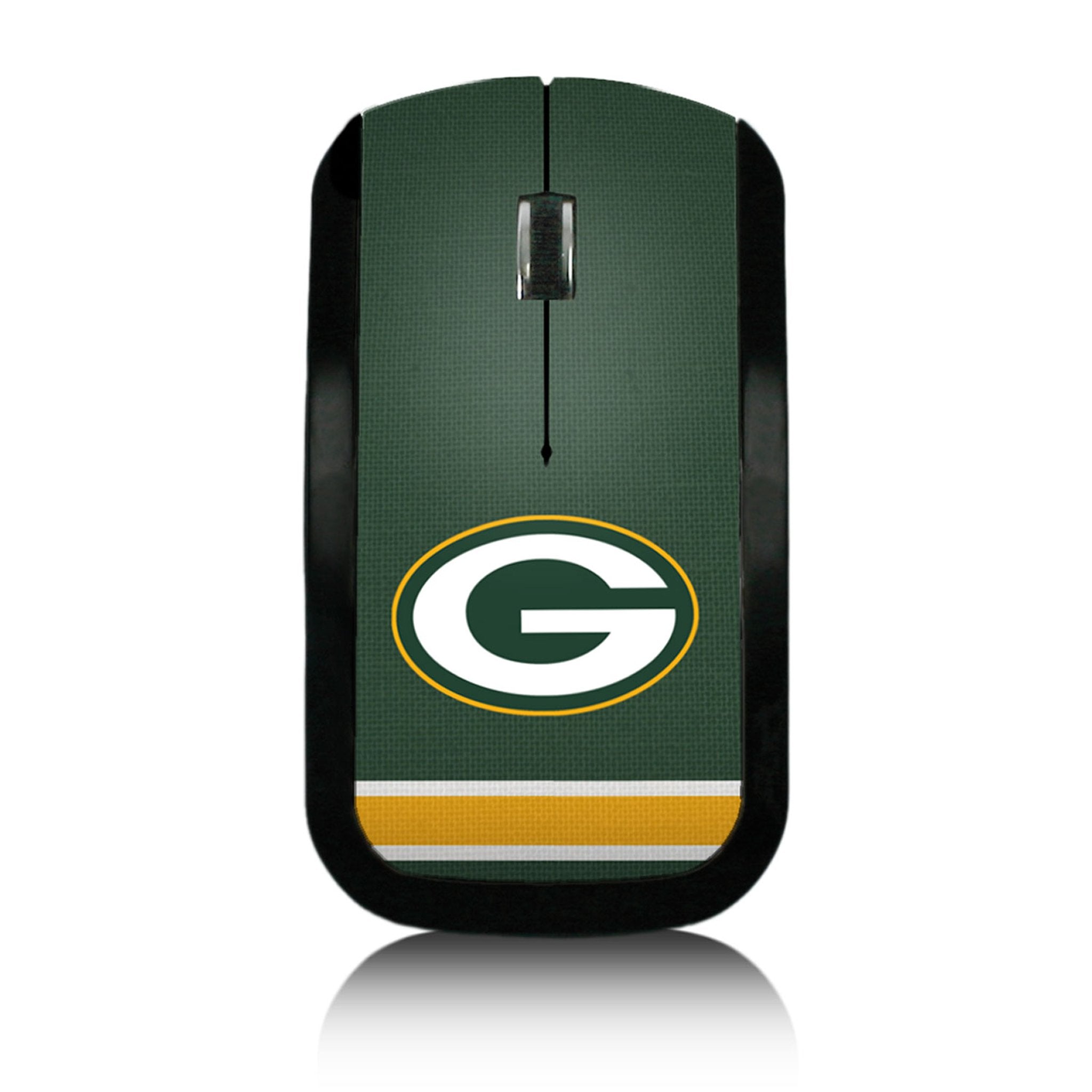 Green Bay Packers Stripe Wireless Mouse - Sports Gifts, Sports Memorabilia, Sports Collectibles, Fan Shop